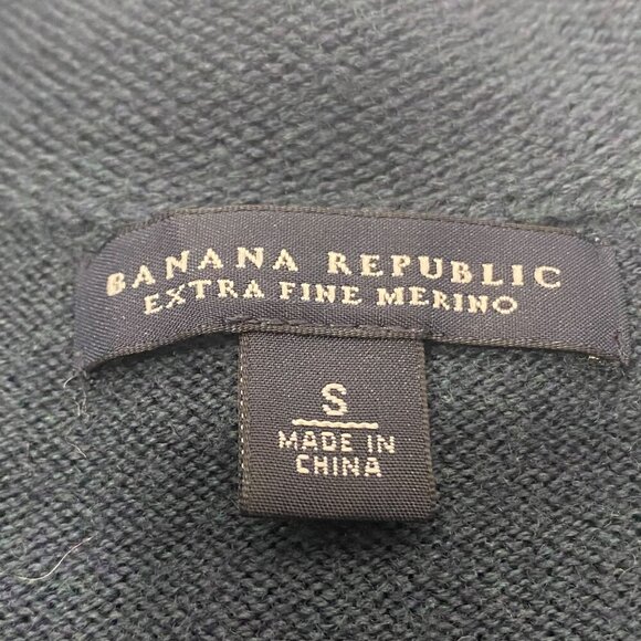 Banana Republic Extra Fine Merino Wool Womens Tunic Sweater dress Pockets Size S - Picture 4 of 10